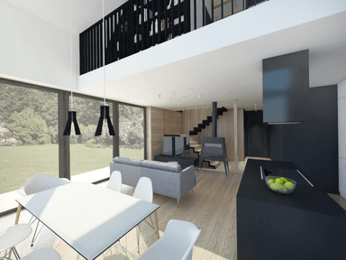 Wizualizacja projekt domu W-27