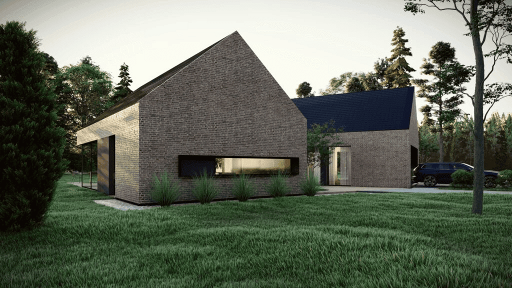 Projekt domu A-57 wizualizacja