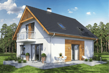 Projekt domu jednorodzinnego Baset 1