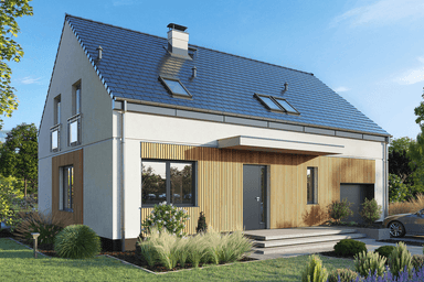 Projekt domu Jaskółka 8 wizualizacja