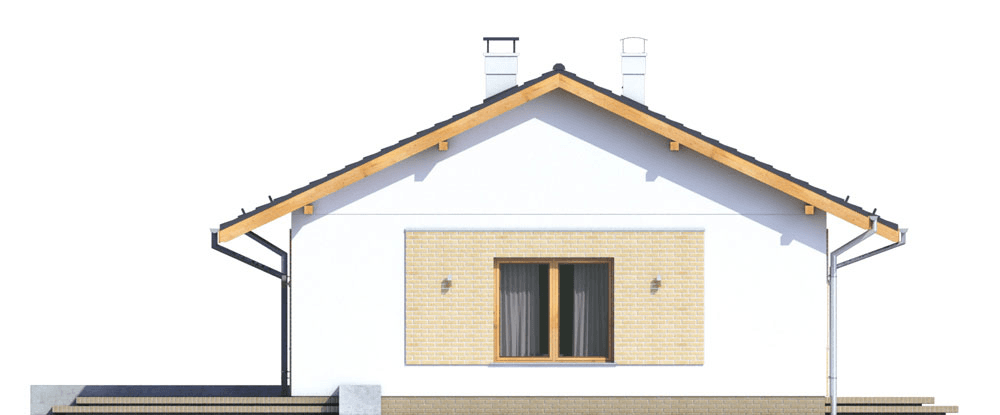 Elewacja boczna domu Terrier 5 bez garażu