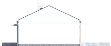 Elewacja boczna domu Terrier 6 bez garażu