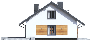 Elewacja boczna domu Terrier MAX z garażem