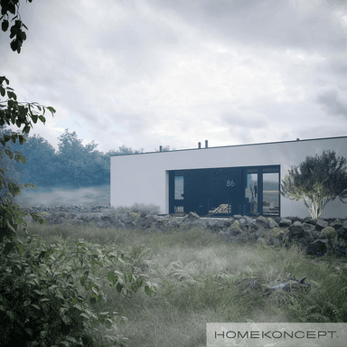 Perełka projektowa na działkę wśród natury projekt Home Koncept 86