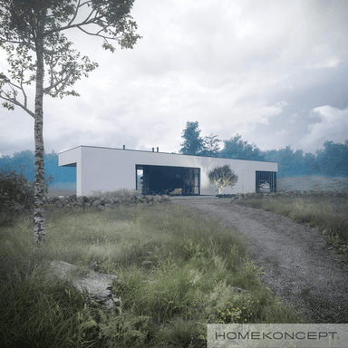 Projekt domu Home Koncept 86 widok na piekny dom