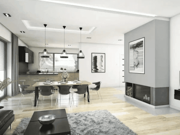 Wizualizacja domu jednorodzinnego DOSTĘPNY D45