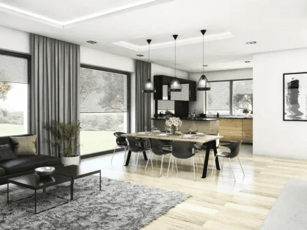 Wizualizacja domu jednorodzinnego DOSTĘPNY D45