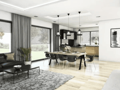 Wizualizacja domu jednorodzinnego DOSTĘPNY D45 wariant III