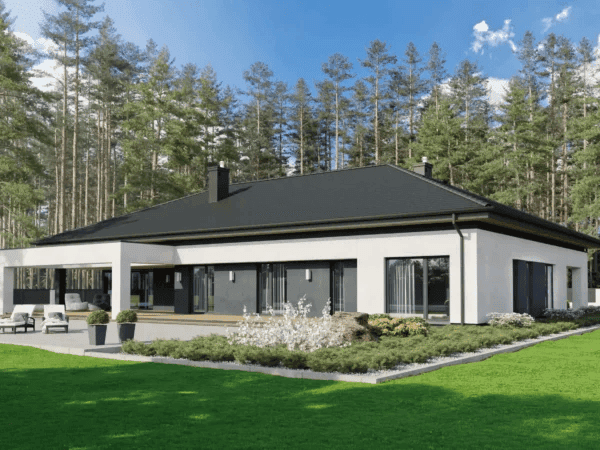 Wizualizacja domu jednorodzinnego EG-80