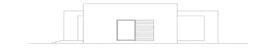 Elewacja prawa domu jednorodzinnego EKSPONOWANY D69