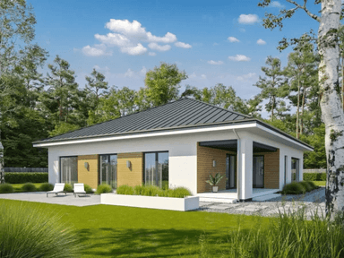 Wizualizacja domu jednorodzinnego PEWNY D65