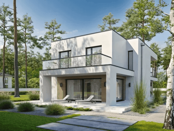 Wizualizacja domu jednorodzinnego PORYWAJĄCY D67