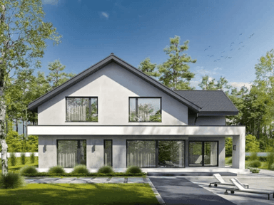 Wizualizacja domu jednorodzinnego POSZUKIWANY D68