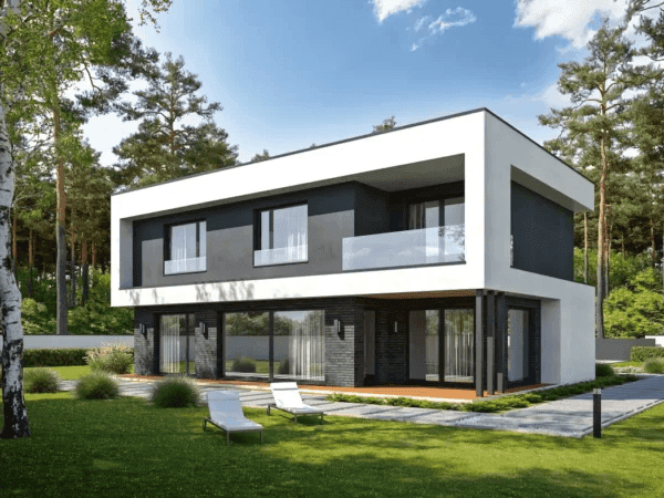 Wizualizacja domu jednorodzinnego STANOWCZY D70