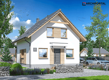 Wizualizacja domu jednorodzinnego Abel