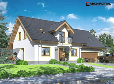 Wizualizacja domu jednorodzinnego Ajaks 2