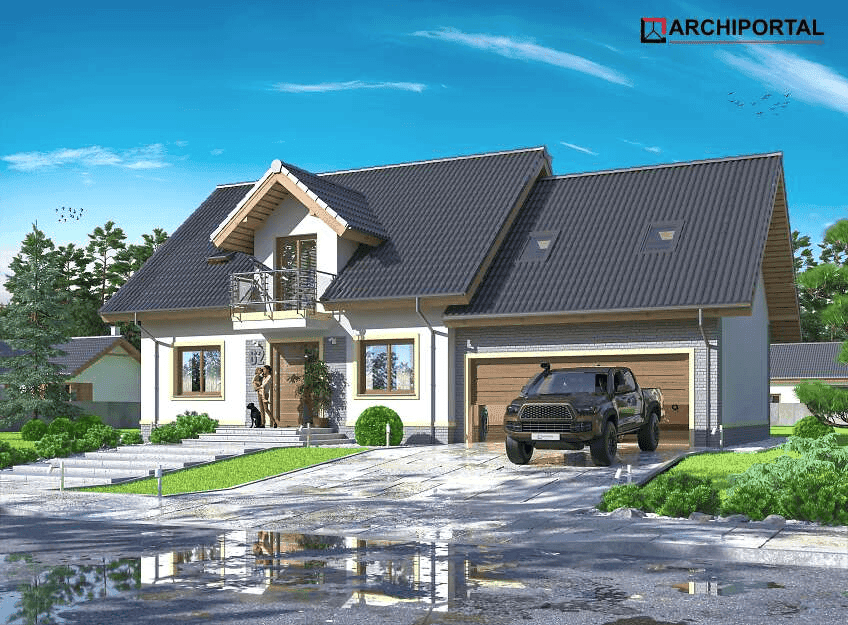 Wizualizacja domu jednorodzinnego Ajaks 2