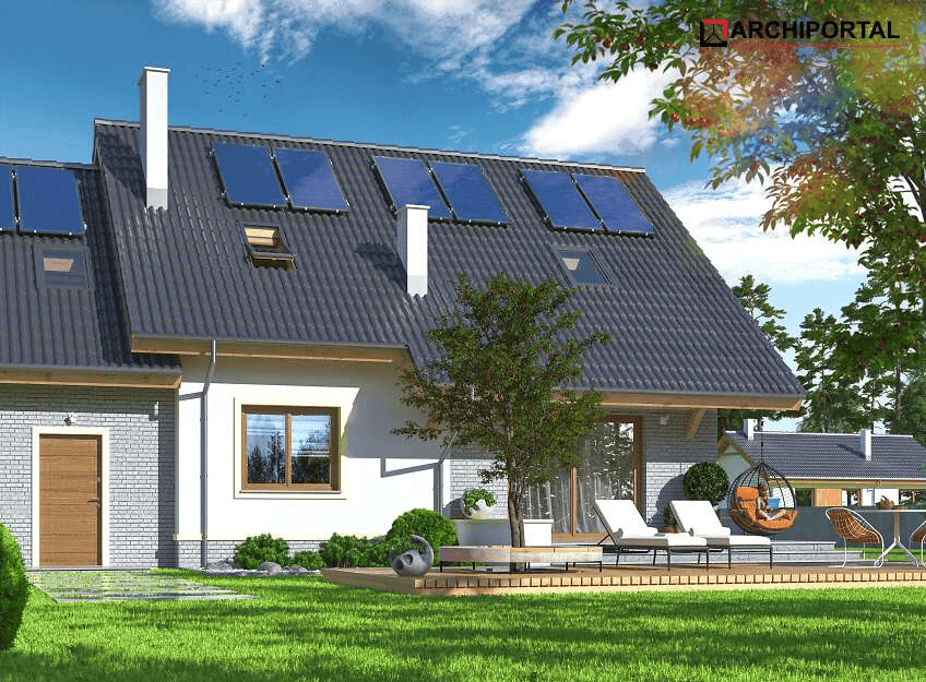 Wizualizacja domu jednorodzinnego Ajaks 2