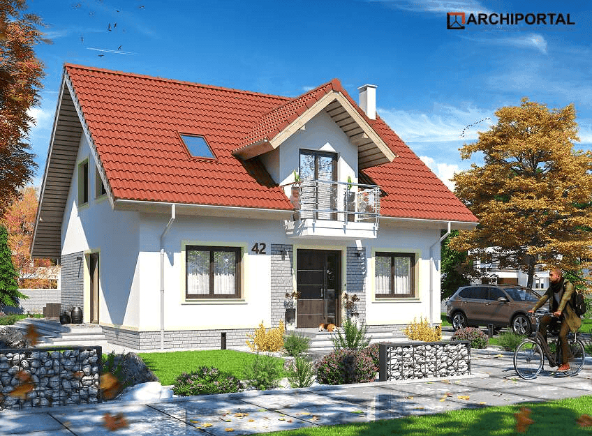 Wizualizacja domu jednorodzinnego Ajaks 3