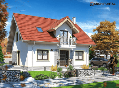 Wizualizacja domu jednorodzinnego Ajaks 3