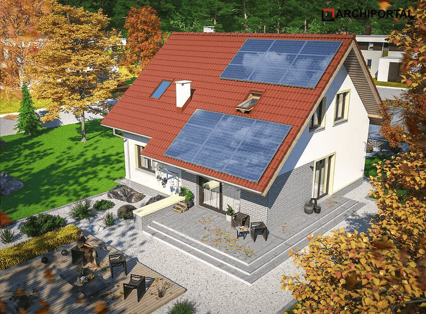 Wizualizacja domu jednorodzinnego Ajaks 3