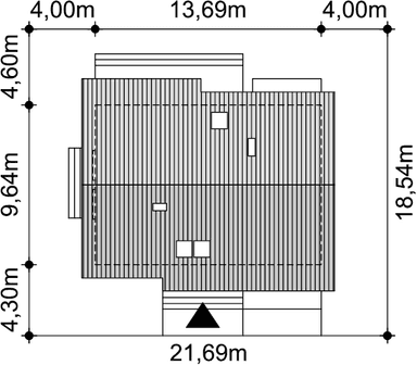 Wizualizacja domu jednorodzinnego Ajaks 5