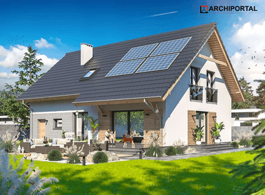 Wizualizacja domu jednorodzinnego Ajaks 5