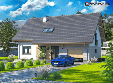 Wizualizacja domu jednorodzinnego Ajaks 5