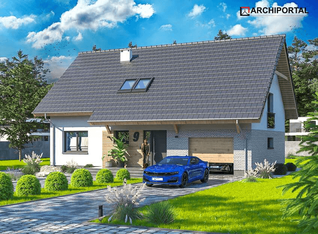 Wizualizacja domu jednorodzinnego Ajaks 5