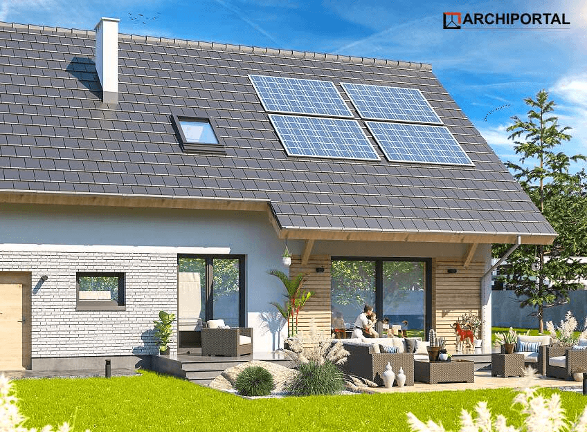 Wizualizacja domu jednorodzinnego Ajaks 5