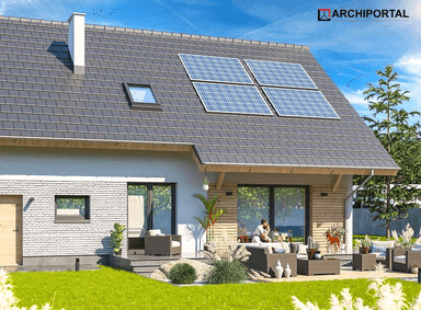 Wizualizacja domu jednorodzinnego Ajaks 5