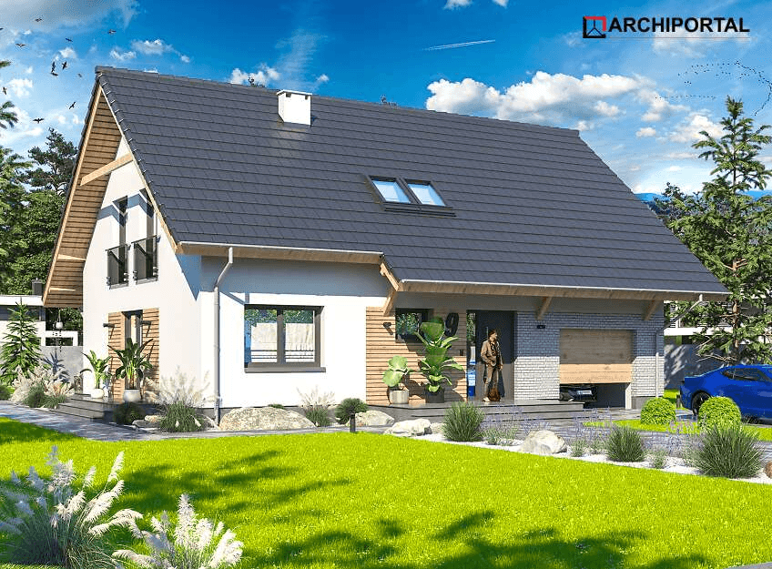 Wizualizacja domu jednorodzinnego Ajaks 5