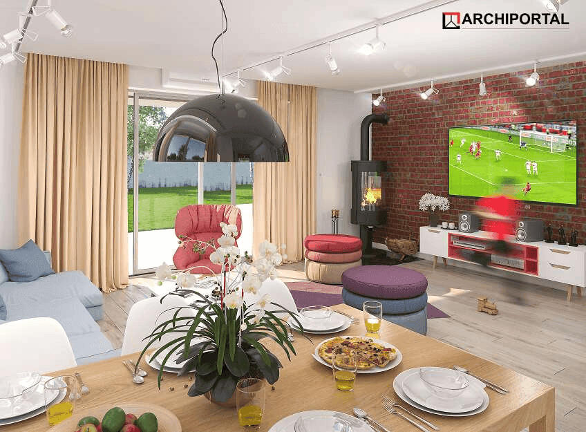 Wizualizacja domu jednorodzinnego Ajaks Bis