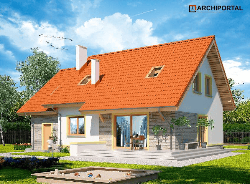 Wizualizacja domu jednorodzinnego Ajaks Bis