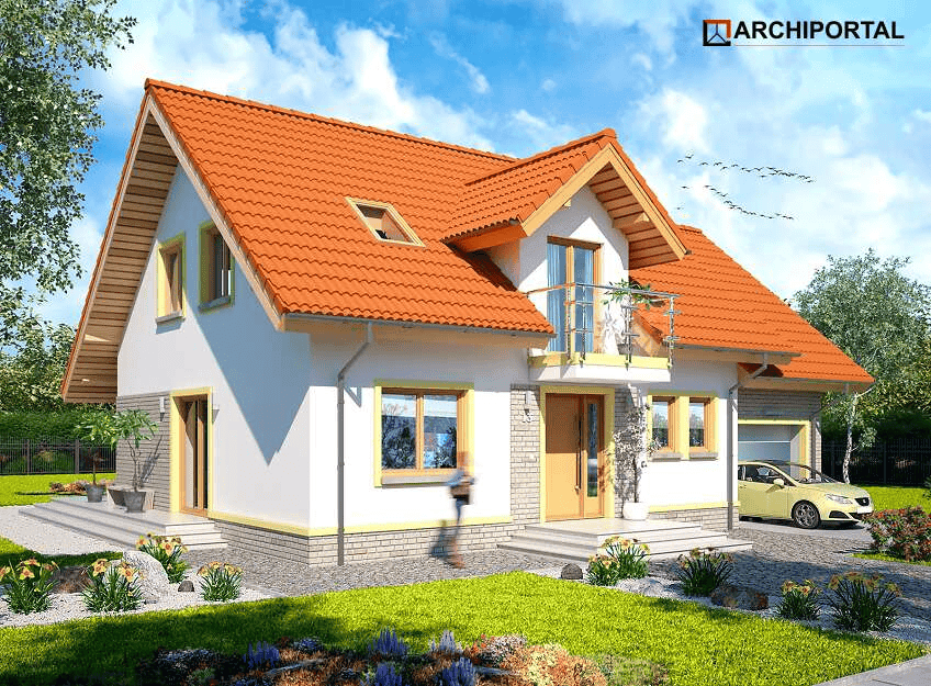 Wizualizacja domu jednorodzinnego Ajaks Bis