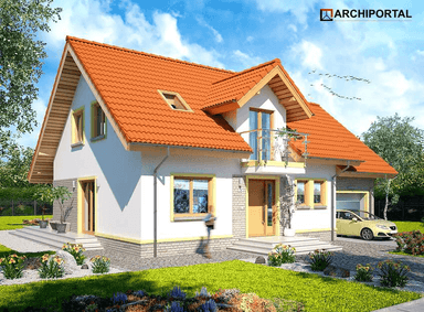 Wizualizacja domu jednorodzinnego Ajaks Bis