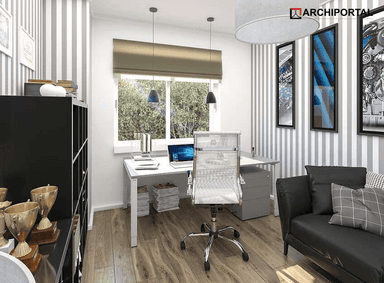 Wizualizacja domu jednorodzinnego Ajaks Bis G2