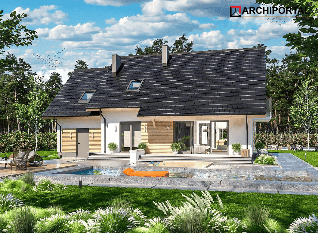 Wizualizacja domu jednorodzinnego Ajaks Max