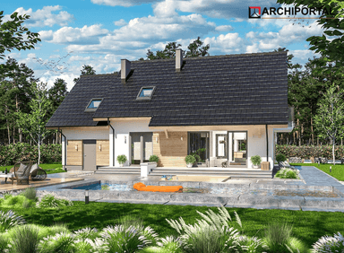 Wizualizacja domu jednorodzinnego Ajaks Max