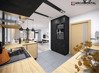 Wizualizacja domu jednorodzinnego Ajaks Max