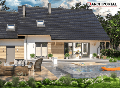 Wizualizacja domu jednorodzinnego Ajaks Max