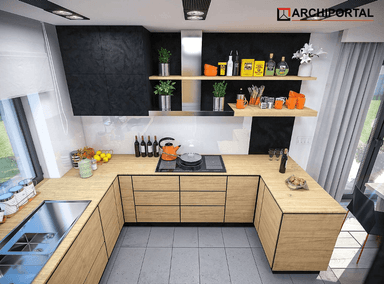 Wizualizacja domu jednorodzinnego Ajaks Max