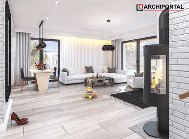 Wizualizacja domu jednorodzinnego Ajaks Max