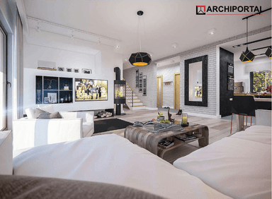 Wizualizacja domu jednorodzinnego Ajaks Max