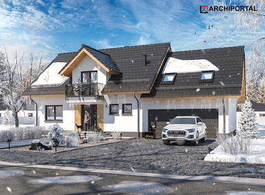 Wizualizacja domu jednorodzinnego Ajaks Maks G2