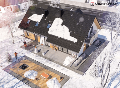 Wizualizacja domu jednorodzinnego Ajaks Maks G2