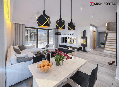 Wizualizacja domu jednorodzinnego Ajaks Maks G2