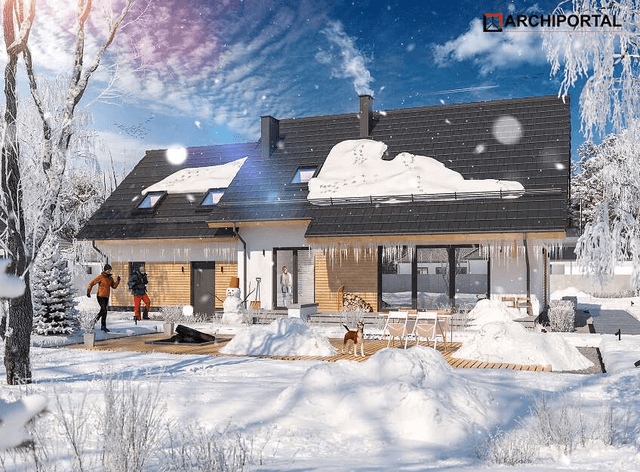 Wizualizacja domu jednorodzinnego Ajaks Maks G2