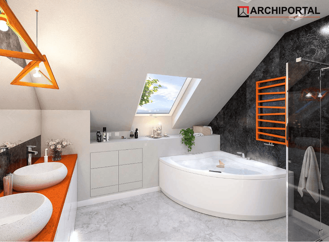 Wizualizacja domu jednorodzinnego Ajaks Modern