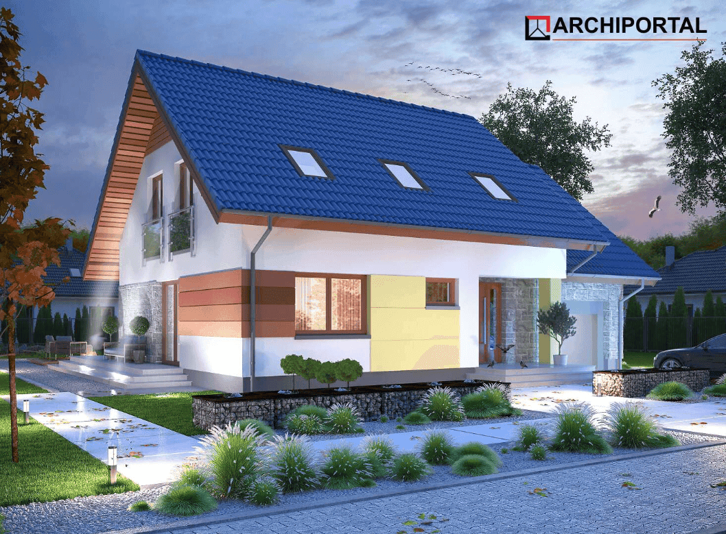 Wizualizacja domu jednorodzinnego Ajaks Modern